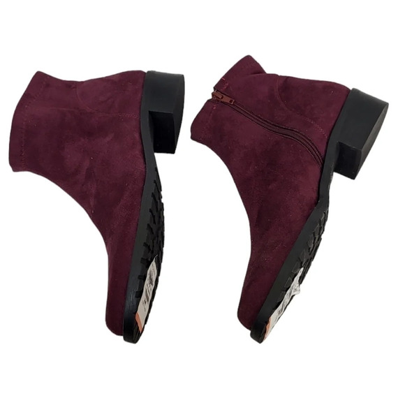 Ron White Giorgi Mulberry Vegan Leather Ankle Boot - Picture 5 of 6